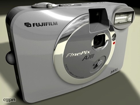 FujiFilm Digital Camera3d model