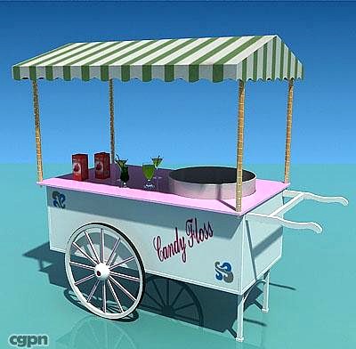 Candy floss3d model