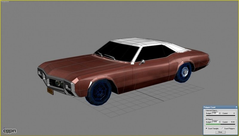 1969 Buick Riviera *Textured*3d model