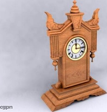 Antique Clock3d model