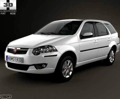 Fiat Palio Weekend 20123d model