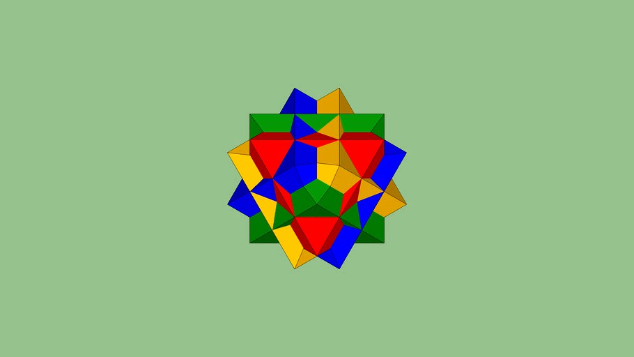 4 octahedron compoud