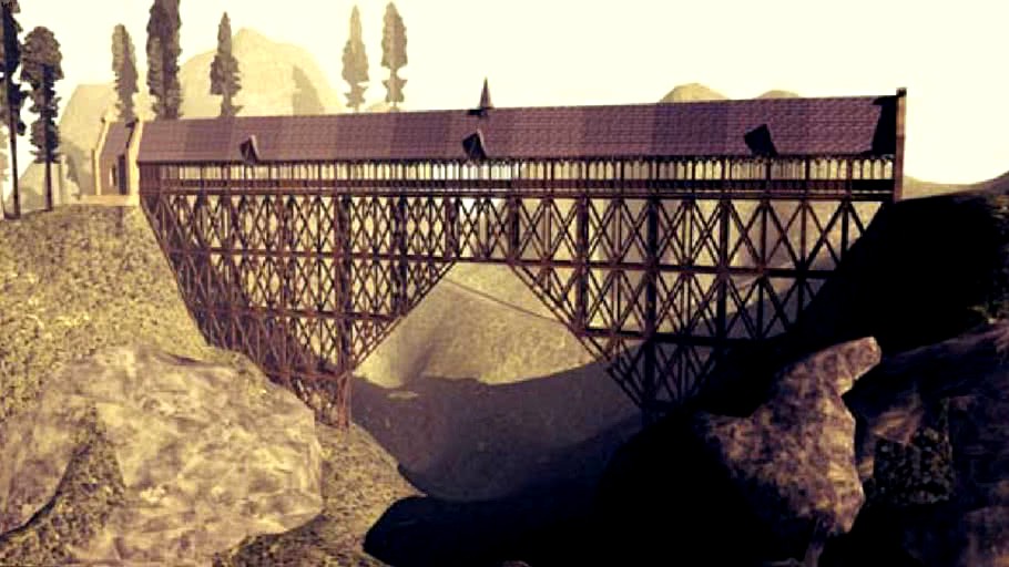Hogwarts - Wooden Bridge