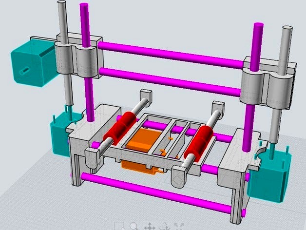 Portable, collapsible reprap by larsie