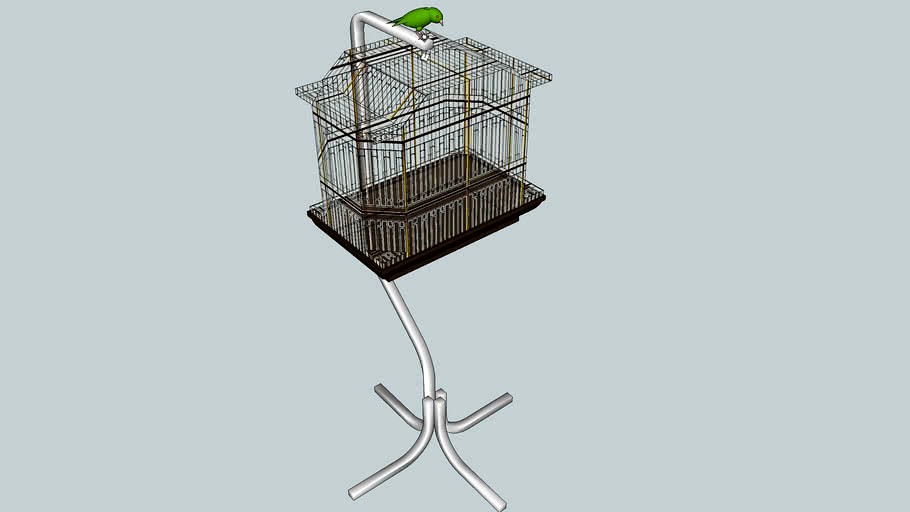bird cage and bird