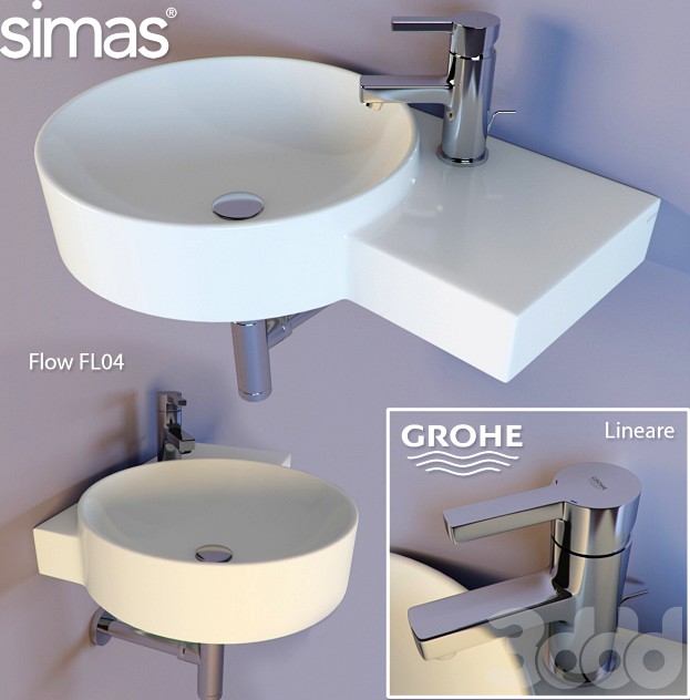 Simas Flow FL04 &amp; Grohe Lineare