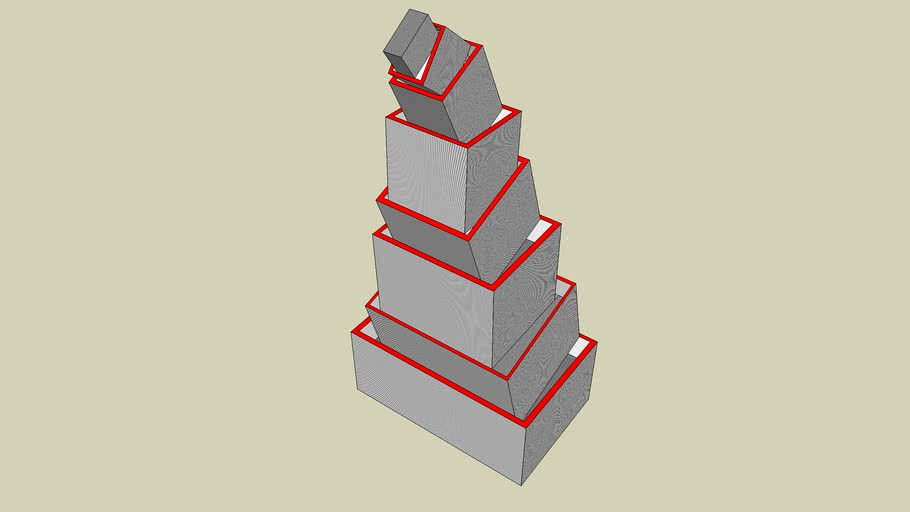 Twisting Tower (Painted Version)