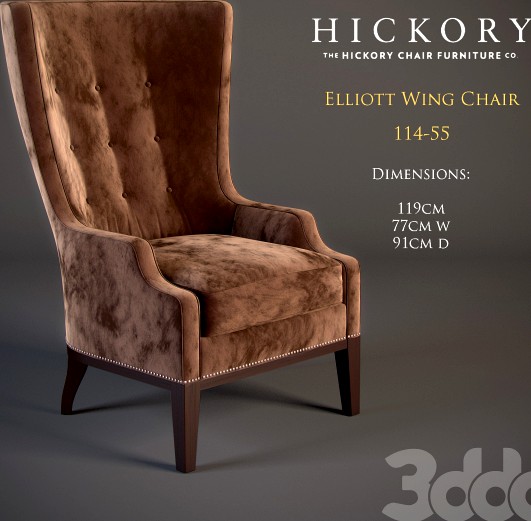 HICKORY / Elliott Wing Chair