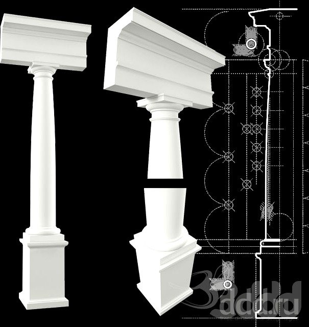 tuscan column with exact proportions