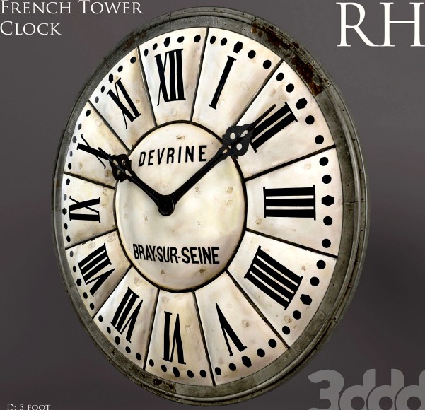 RH TOWER CLOCK