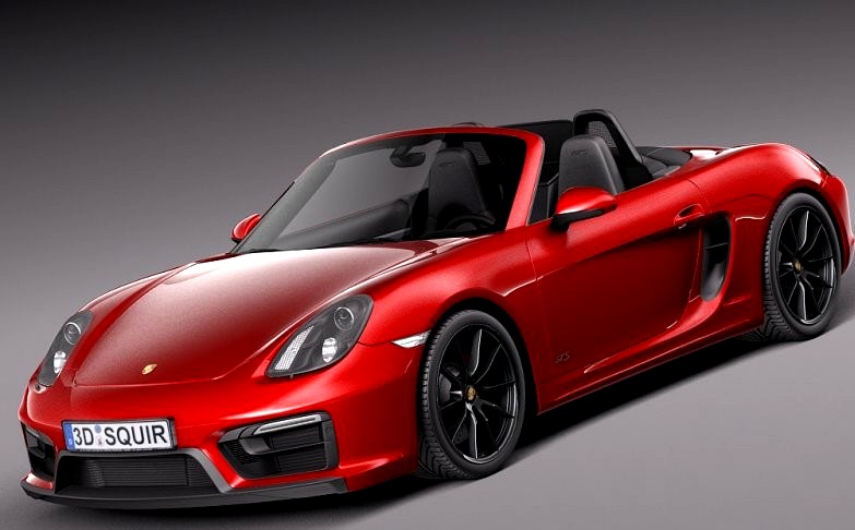 Porsche Boxster GTS 20153d model