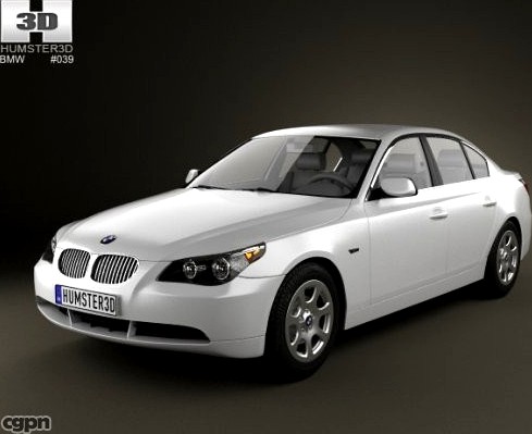 BMW 5 Series Sedan E60 20103d model