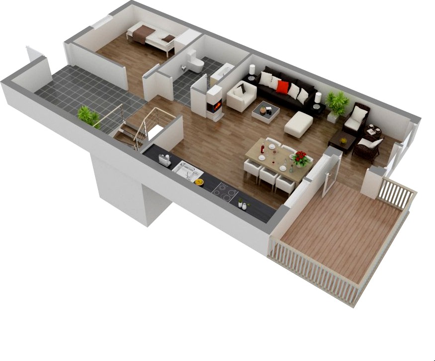 The floor plan (Compound floor)3d model