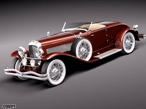 Duesenberg SJ Roadster 19353d model