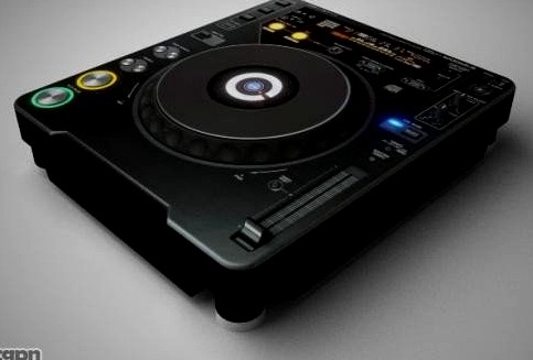 Pioneer CDJ DJ cd mixer3d model