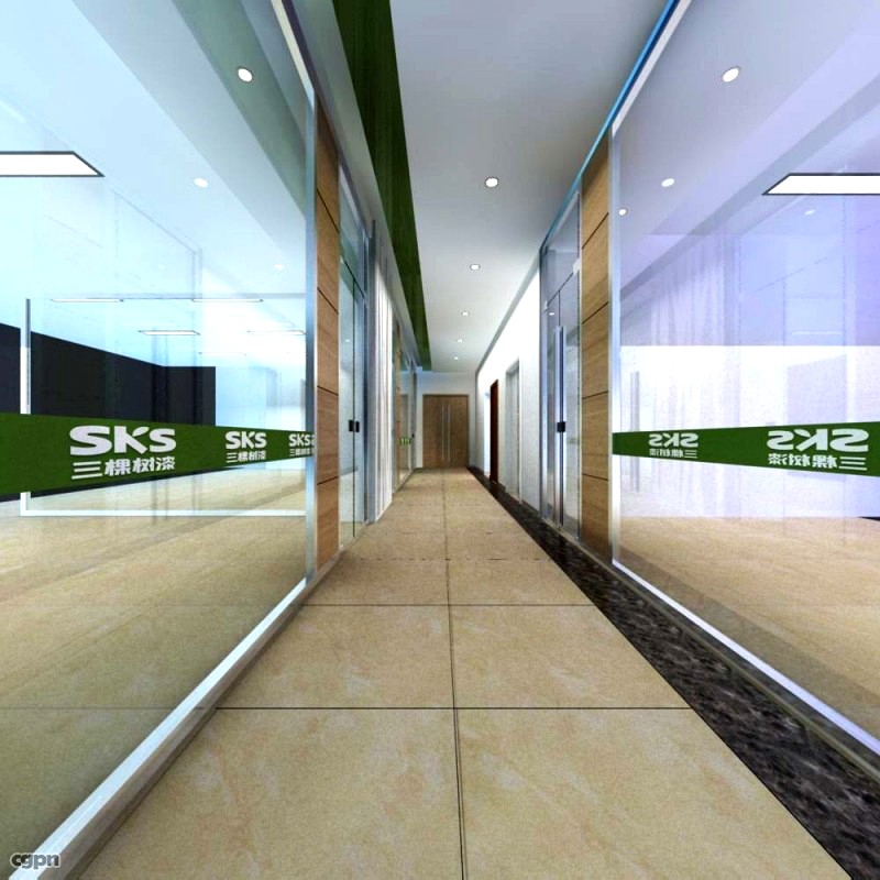 Corridor 0553d model