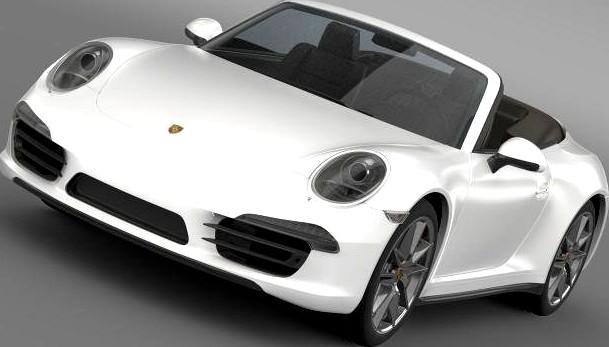 Porsche 911 Carerra 4 Cabrio 20133d model