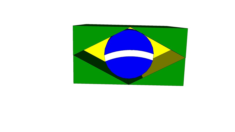 Bandeira do Brasil estilizada