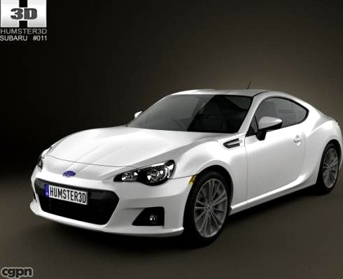 Subaru BRZ 20133d model