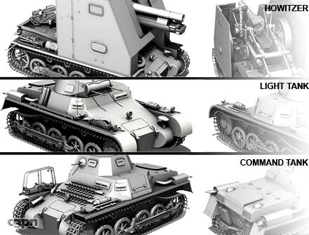 Panzerkampfwagen 1 (Panzer 1) - Collection3d model