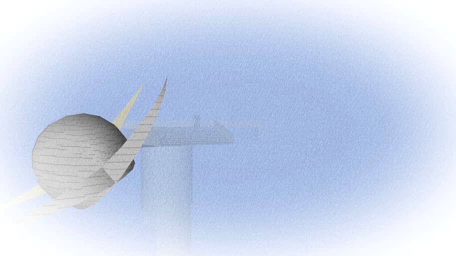 airbase with fish-shaped blimps