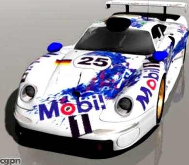 Porsche 911 GT1 Le Mans3d model