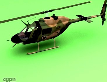 Bell-206 Australia Army3d model