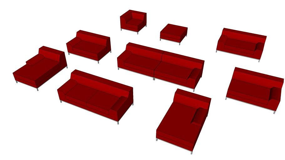 IKEA KRAMFORS Sofa 3d model