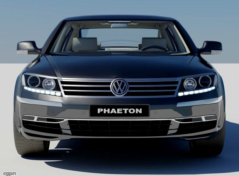 VW Phaeton 20113d model