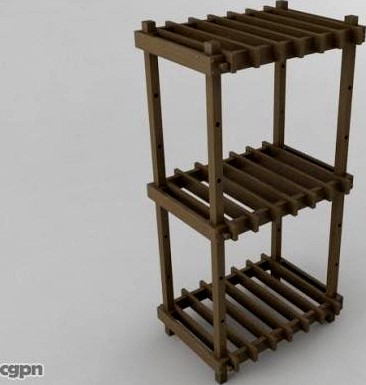 Adjustable Plant Shelf3d model