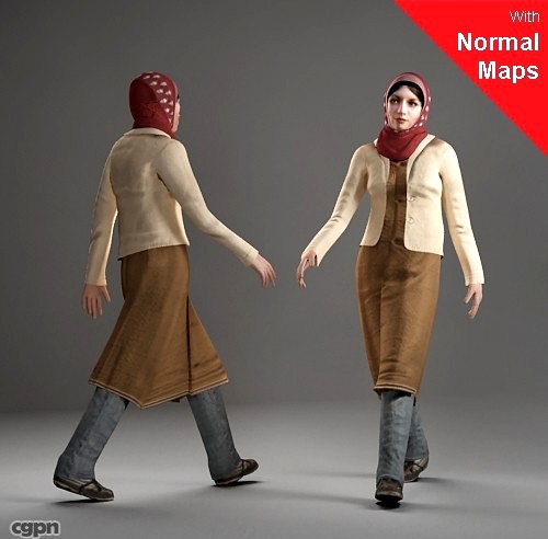 ARWom0004-Wa/ 3D Human for superior visualizations3d model