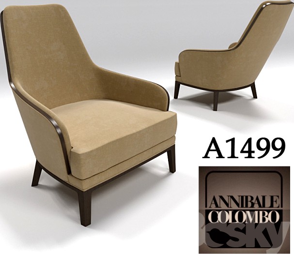 Armchair ANNIBALE COLOMBO A1499