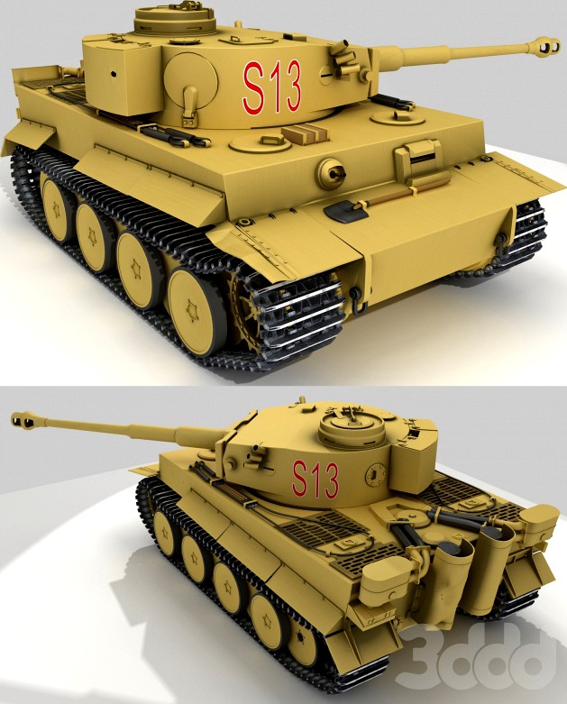 Немецкий тяжелый танк «Tiger I» Pz.VI  Ausf E