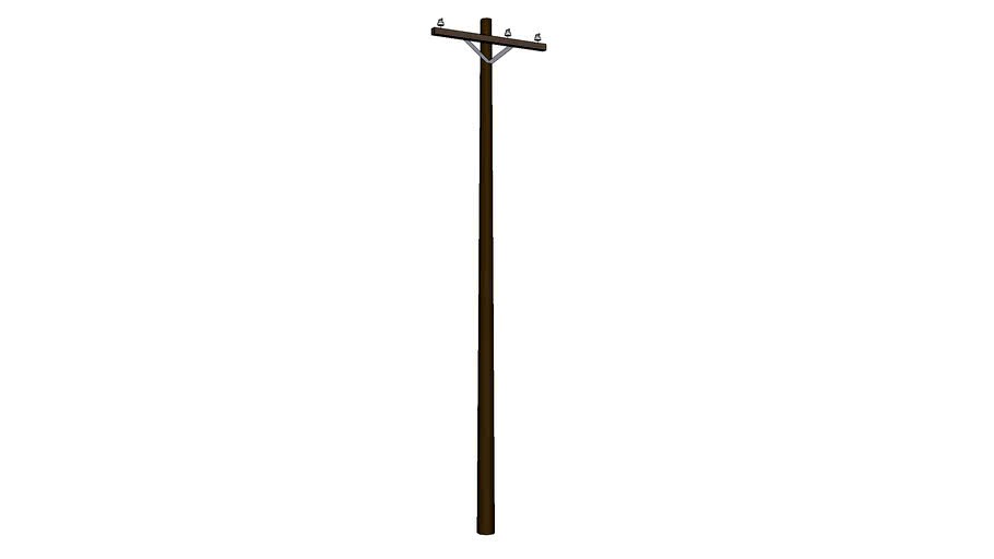 Electrical Distribution Triple Phase Pole 2A