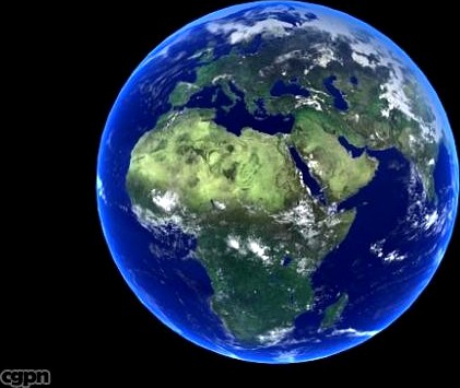 Earth Animated High Quality3d model