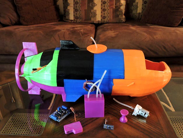 The Catfish - A fully working submarine by hyperplanemike