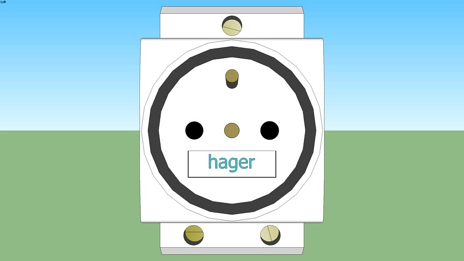 prise modulaire hager