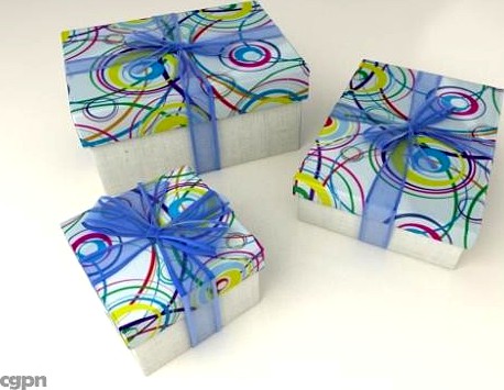 Gift boxes3d model