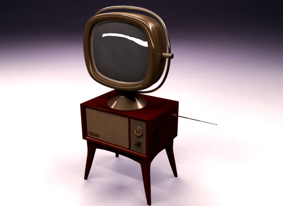 Philco Tandem Predicta TV Set3d model