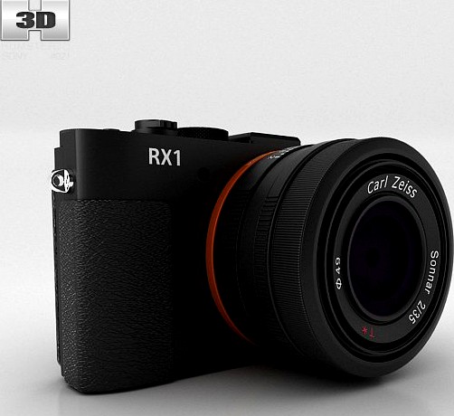 Sony Cyber-shot DSC-RX1 with inside parts3d model