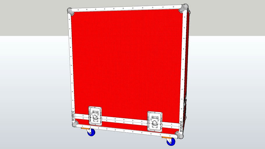 Red flightcase