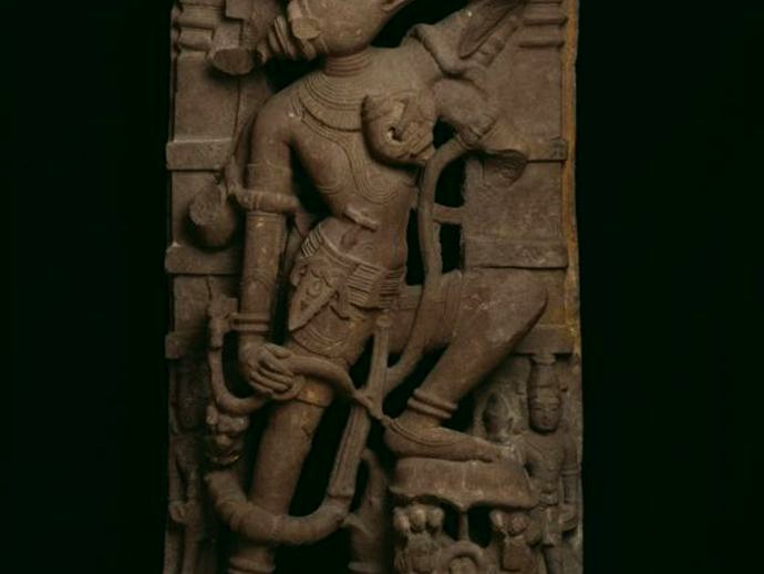 Boar Incarnation of God Vishnu (Varaha) Lifting the Earth Goddess Bhudevi, 11th century by ArtInstituteChicago