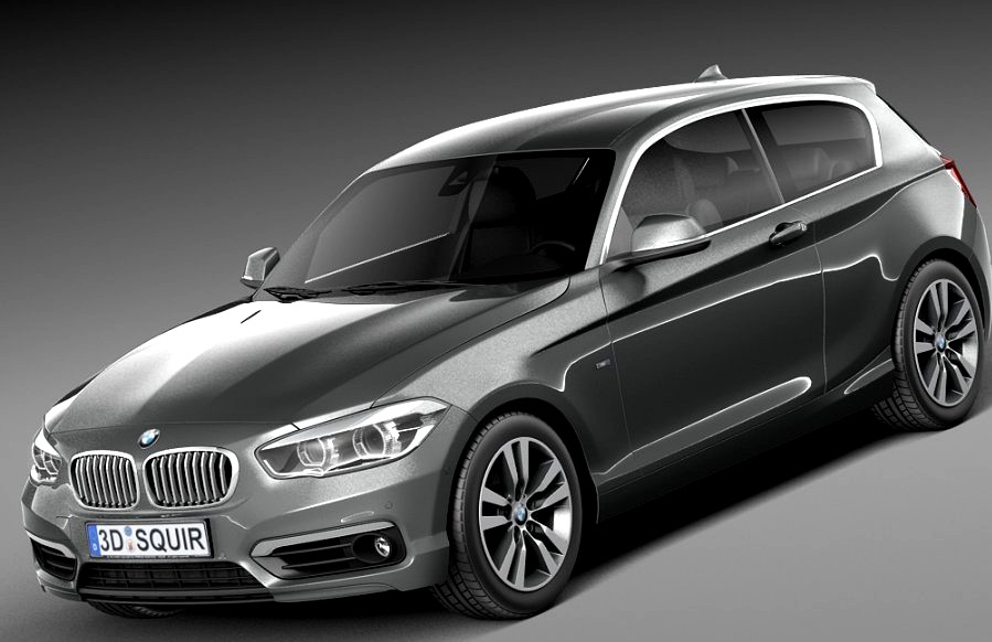 BMW 1-series 3door 20163d model