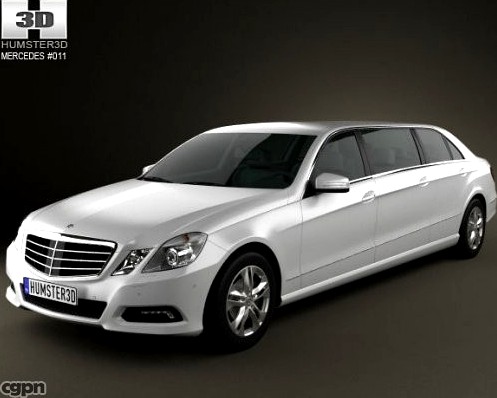 Mercedes Binz E-class Limousine 20103d model