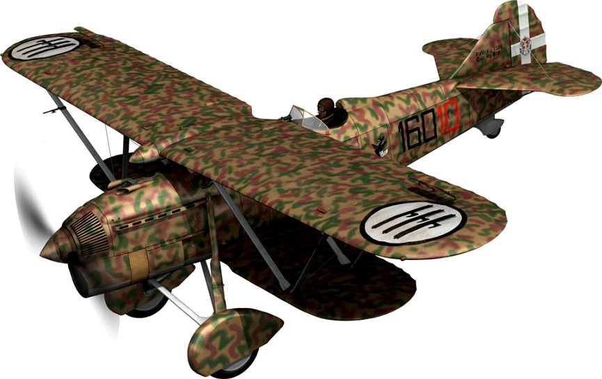 Fiat CR.32 - Italy Airforce - 160 Squadriglia3d model