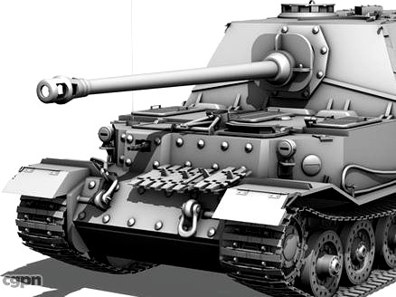 SD.KFZ 184 Panzerjaeger Tiger (P) - Elefant3d model