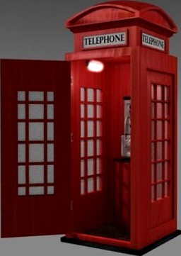 UK Phonebooth3d model