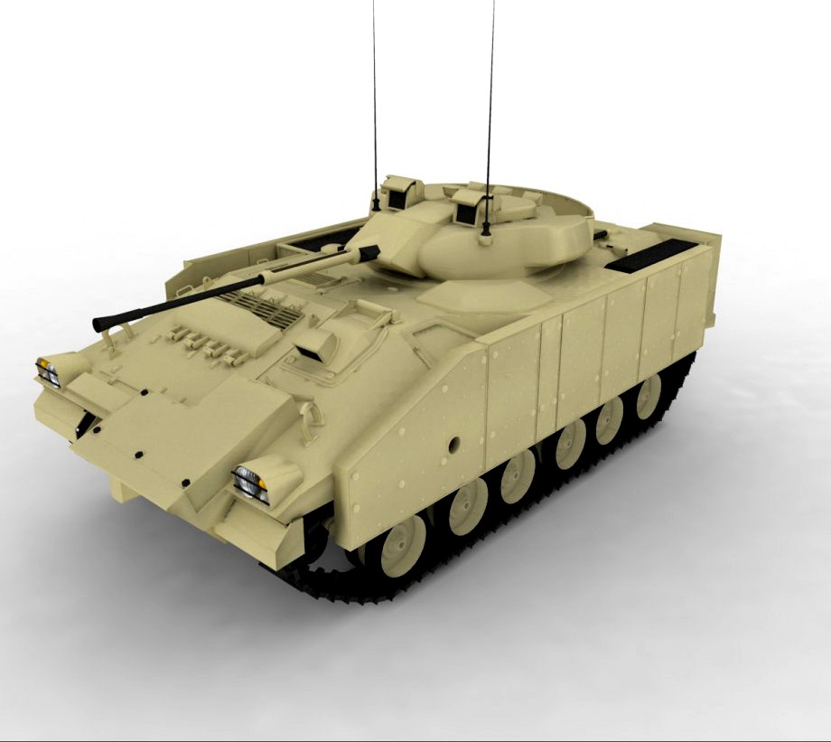 British Warrior Infantry Tank3d model
