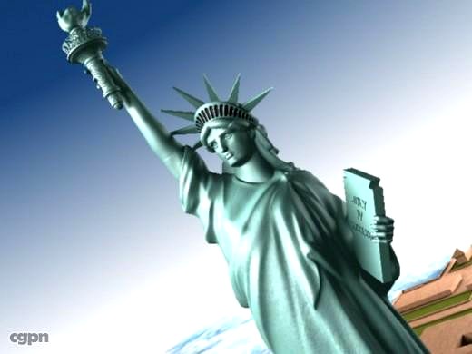 Statue Of Liberty USA3d model