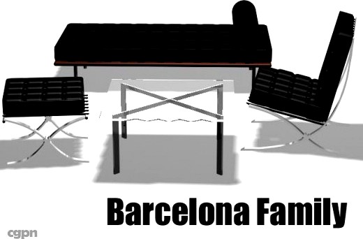 barcelona collection3d model